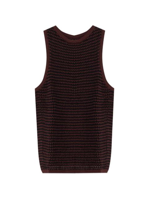bond-eye Asher open-knit top