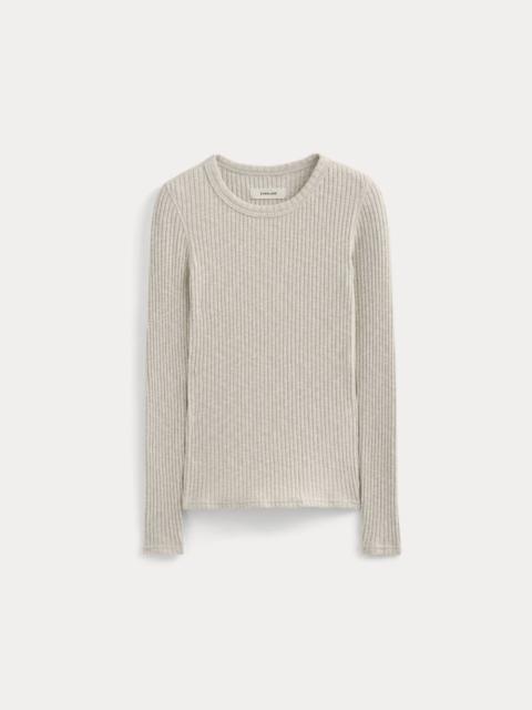 EVERLANE THE COZY RIB LONG-SLEEVE TEE