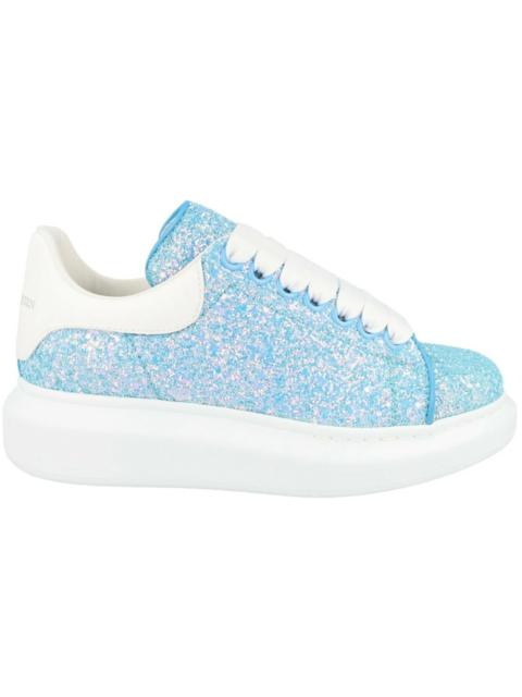 Alexander McQueen Alexander McQueen Oversized Glitter White Blue (Women's)