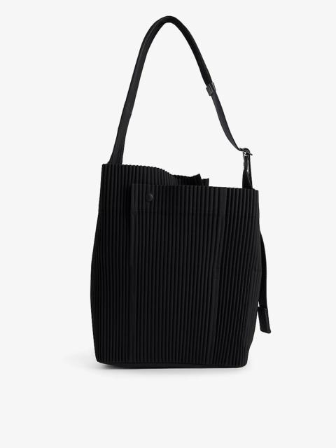 ISSEY MIYAKE Utility pleated woven shoulder bag