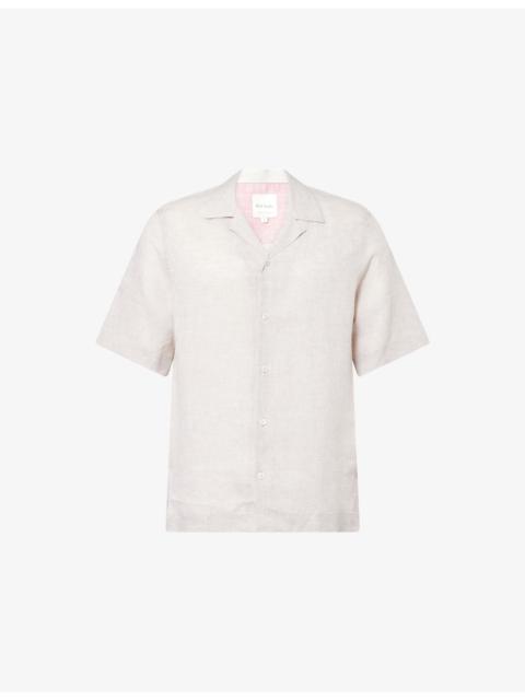 Paul Smith Short-Sleeve Linen Shirt