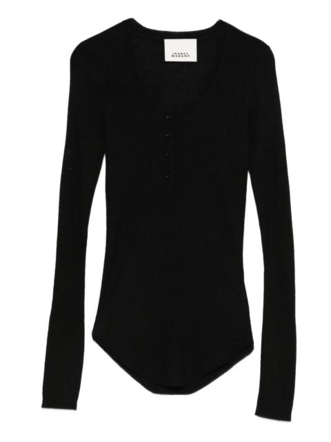 Isabel Marant button-fastening knitted top