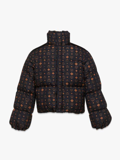 MCM Monogram Print Puffer Jacket in Regenerated Nylon