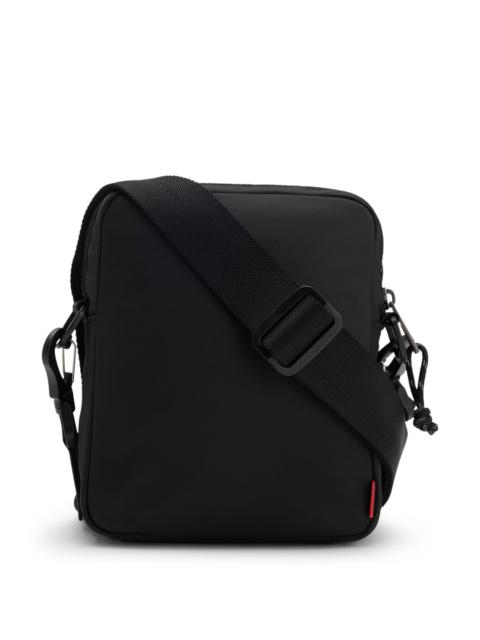 HUGO TWILL REPORTER BAG WITH SPLIT LOGO