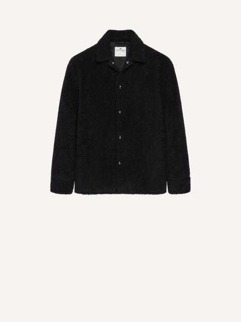 courrèges WOOL BOUCLETTE OVERSHIRT