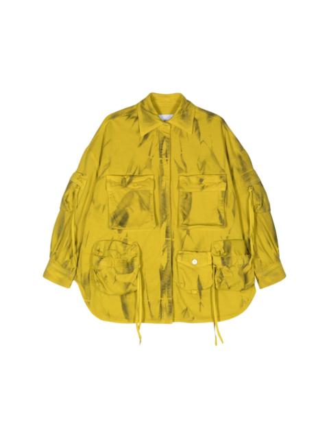 THE ATTICO Fern tie-dye shirt jacket