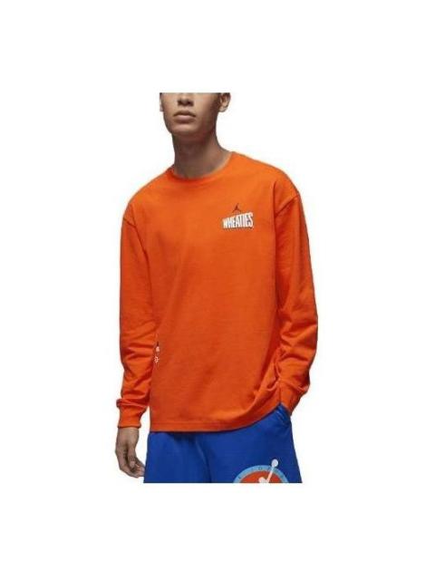 Jordan Air Jordan Flight MVP Long Sleeve T-shirt 'Orange' DV8428-817