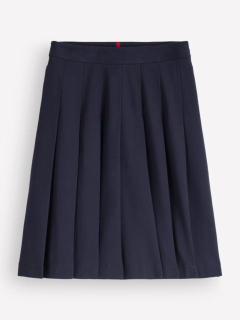 BODEN Aya Ponte Skirt-Navy
