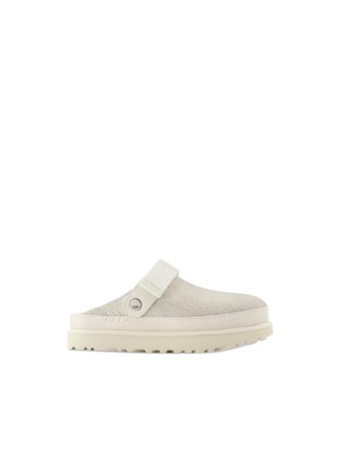 UGG Goldenstar crackle-effect mules