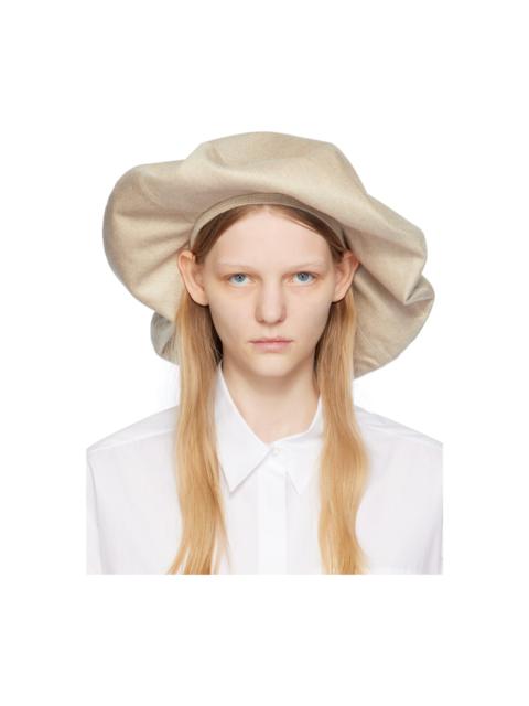 The Row Beige Chicca Beret