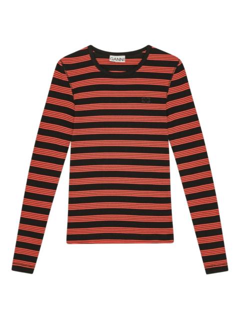 GANNI striped T-shirt