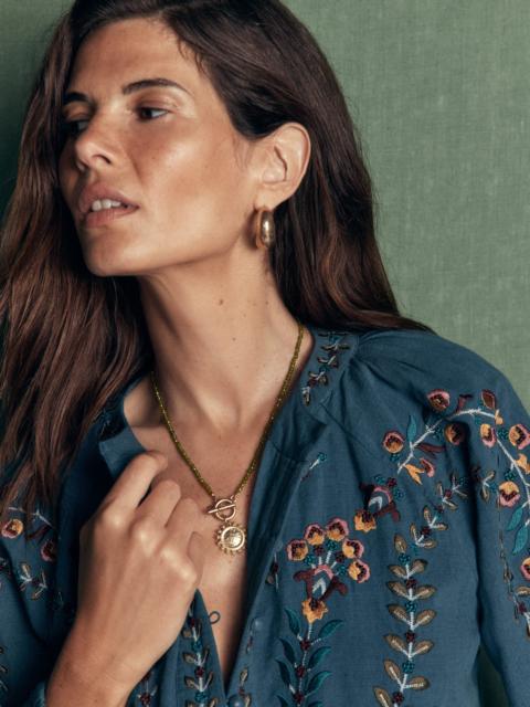 BODEN Bead Metal Necklace-Green