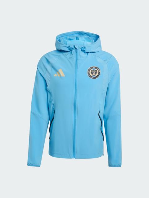 adidas Philadelphia Union Tiro Tech Full Zip Windbreaker