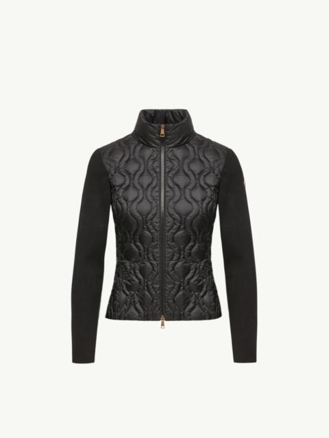 Moncler Cotton Padded Zip-Up Cardigan