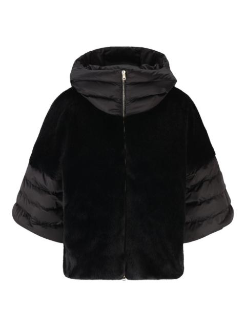 Herno faux-fur hooded jacket