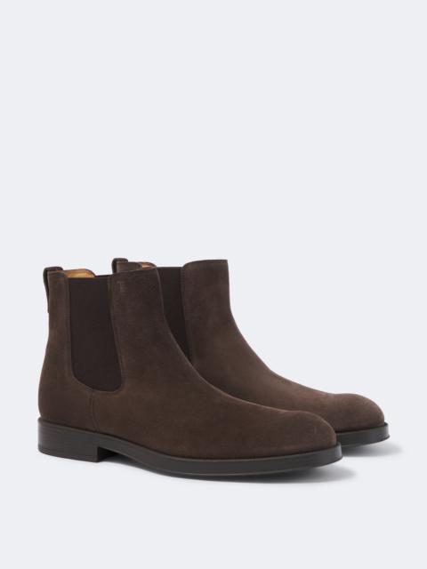 Tod's Suede Chelsea boots
