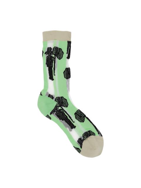 HENRIK VIBSKOV DREAMCATCHER SOCKS FEMME - NAVY CATCHER