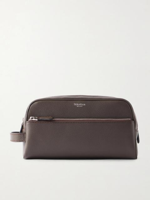 Serapian Full-Grain Leather Wash Bag