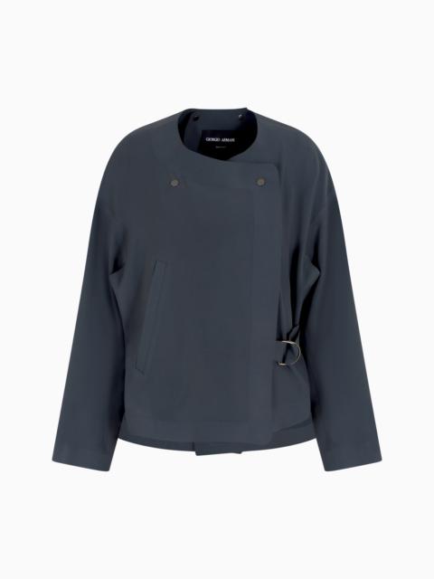 GIORGIO ARMANI BLOUSON IN TECHNICAL CADY