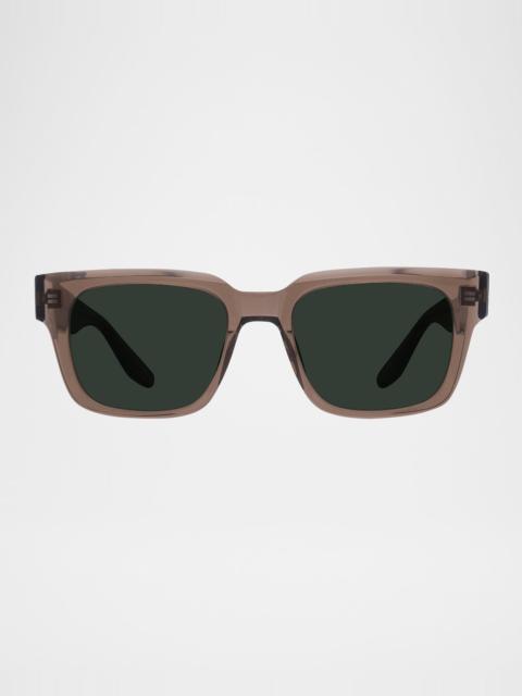 BARTON PERREIRA Men's Zander Plastic Square Sunglasses