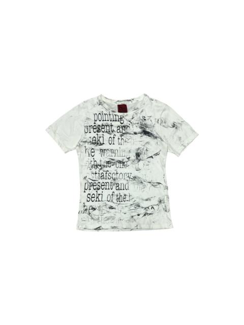 h.naoto tie dye message design shirts