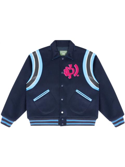DENIM TEARS Denim Tears Bstroy Tears Varsity Jacket Navy