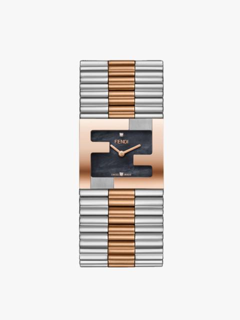 FENDI 24 x 20 MM - Watch with FF logo bezel