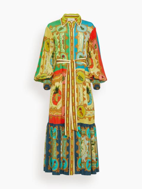 ALÉMAIS La Musica Shirtdress in Multi