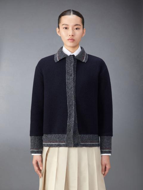 Thom Browne Wool Fleece Cardigan