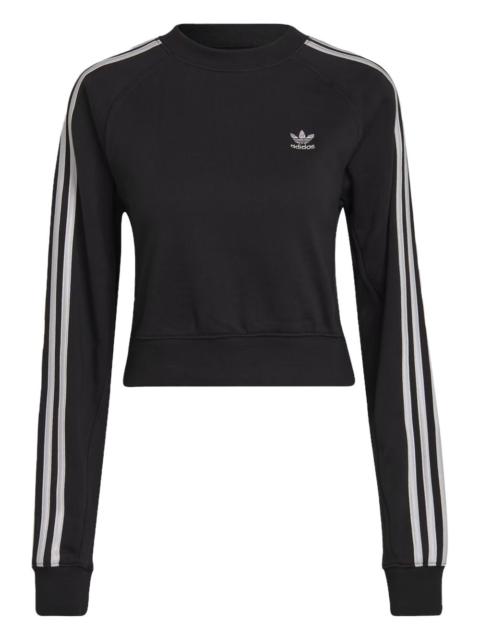 adidas high shine crew sweatshirt