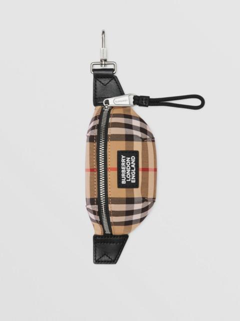 Burberry Vintage Check and Leather Bum Bag Charm
