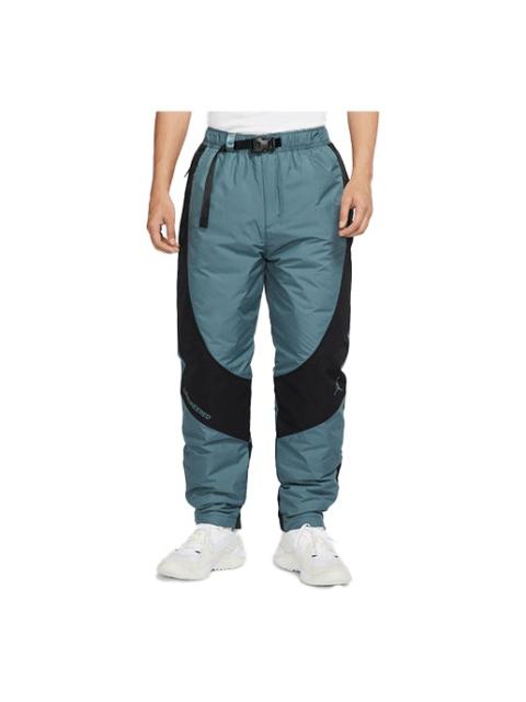 Jordan Air Jordan Logo Pattern Woven Casual Sports Pants 'Blue Black' DC9659-387