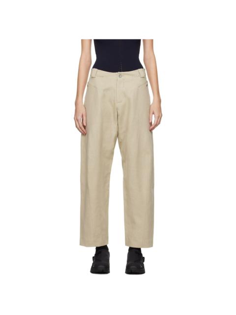 HYEIN SEO Beige Bent Trousers