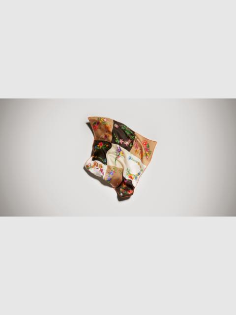 GUCCI Printed silk twill bandana