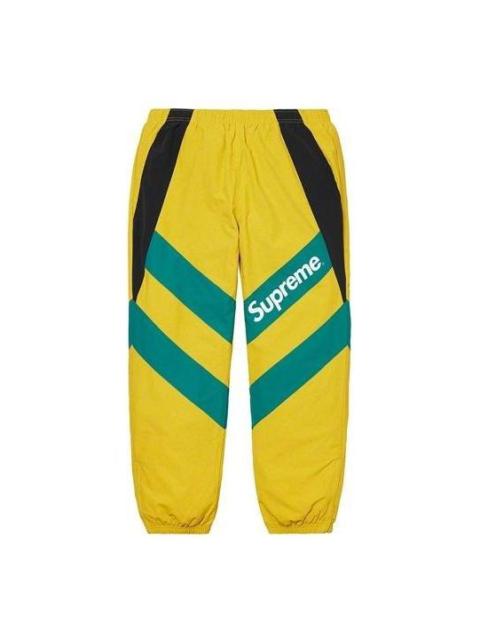 Supreme Supreme Paneled Track Pants 'Yellow Green Black' SUP-SS20-113