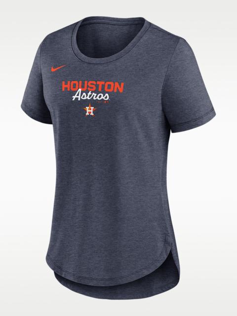 Nike Houston Astros Arched Team Name Women's Nike MLB T-Shirt