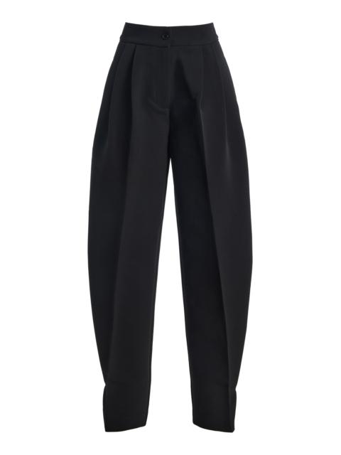 The Frankie Shop Doyer Pleated Trousers black