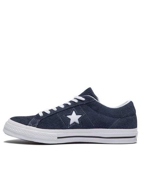 Converse Converse One Star Ox Premium Suede 'Dark Blue' 158371C