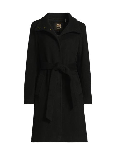 MILLY Women's SB Wool-Blend Coat - Black