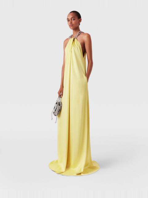 Stella McCartney Crystal Chain Halterneck Dress