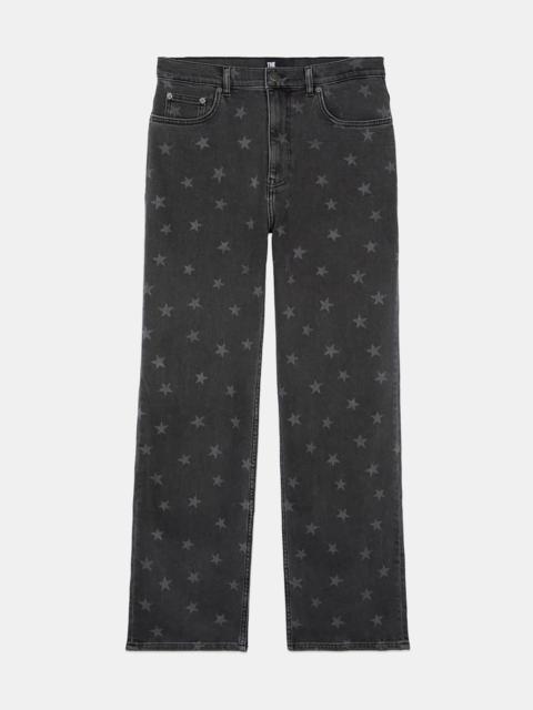 The Kooples STAR PRINTED STRAIGHT-LEG JEANS