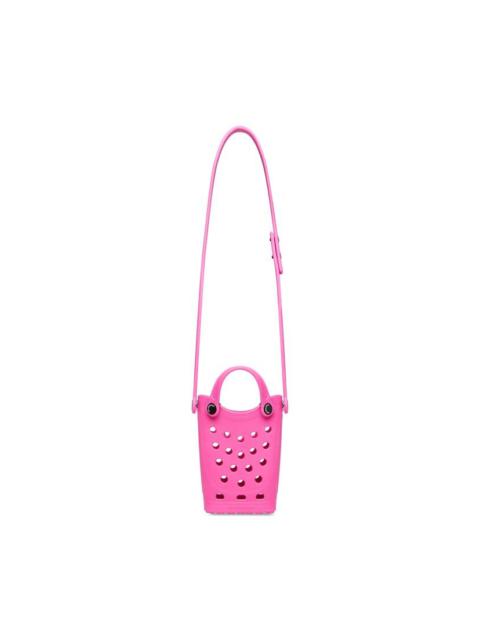 BALENCIAGA Crocs™ Phone Holder With Strap  in Pink