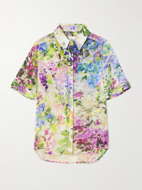 Aje. Adina Floral-print Lyocell-blend Shirt