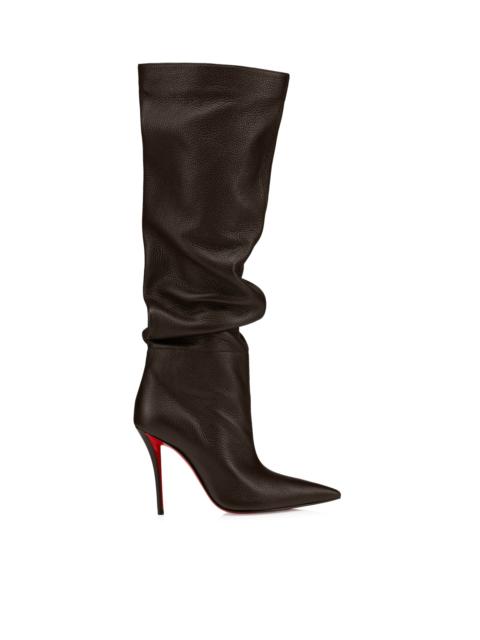 Christian Louboutin ZEPENDRIS 100 MM DEERSKIN BOOTS