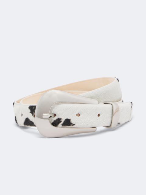 DÉHANCHE Colette printed calf hair belt