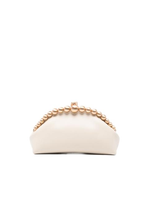Cult Gaia Una beaded-top clutch bag