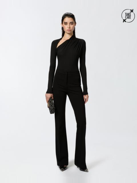 PINKO FLARED FULL MILANO TROUSERS