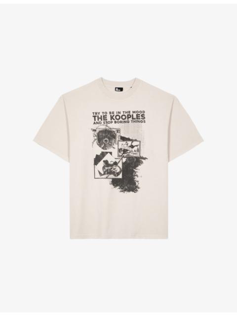 The Kooples Graphic-Print Short-Sleeve Cotton T-Shirt