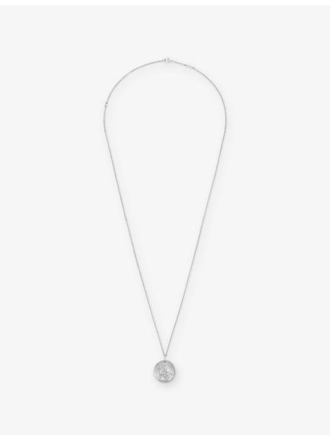 Van Cleef & Arpels Zodiaque Medal Virgo18ct White-Gold Pendant