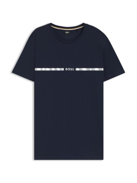 BOSS REGULAR-FIT T-SHIRT IN COTTON WITH UV PROTECTION